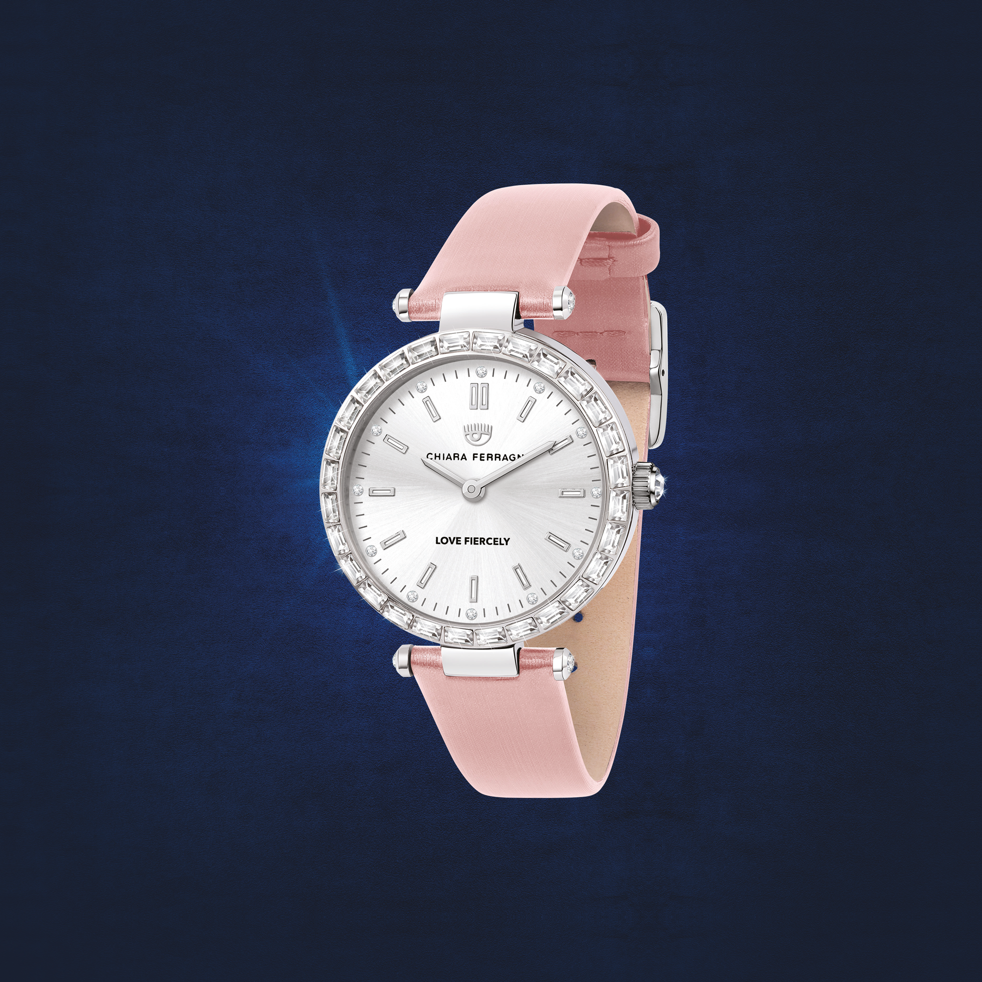 LADY LIKE 34MM 2H SIL WHITE DIAL PINK ST