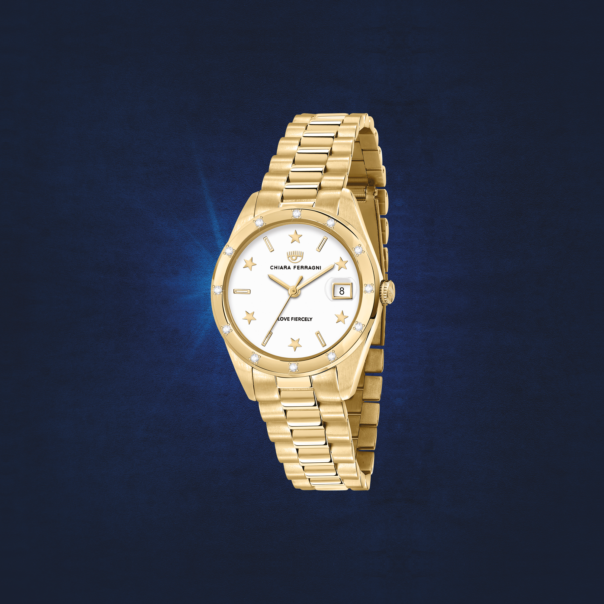 EVERY DAY 32MM 3H WHITE DIAL BR YG