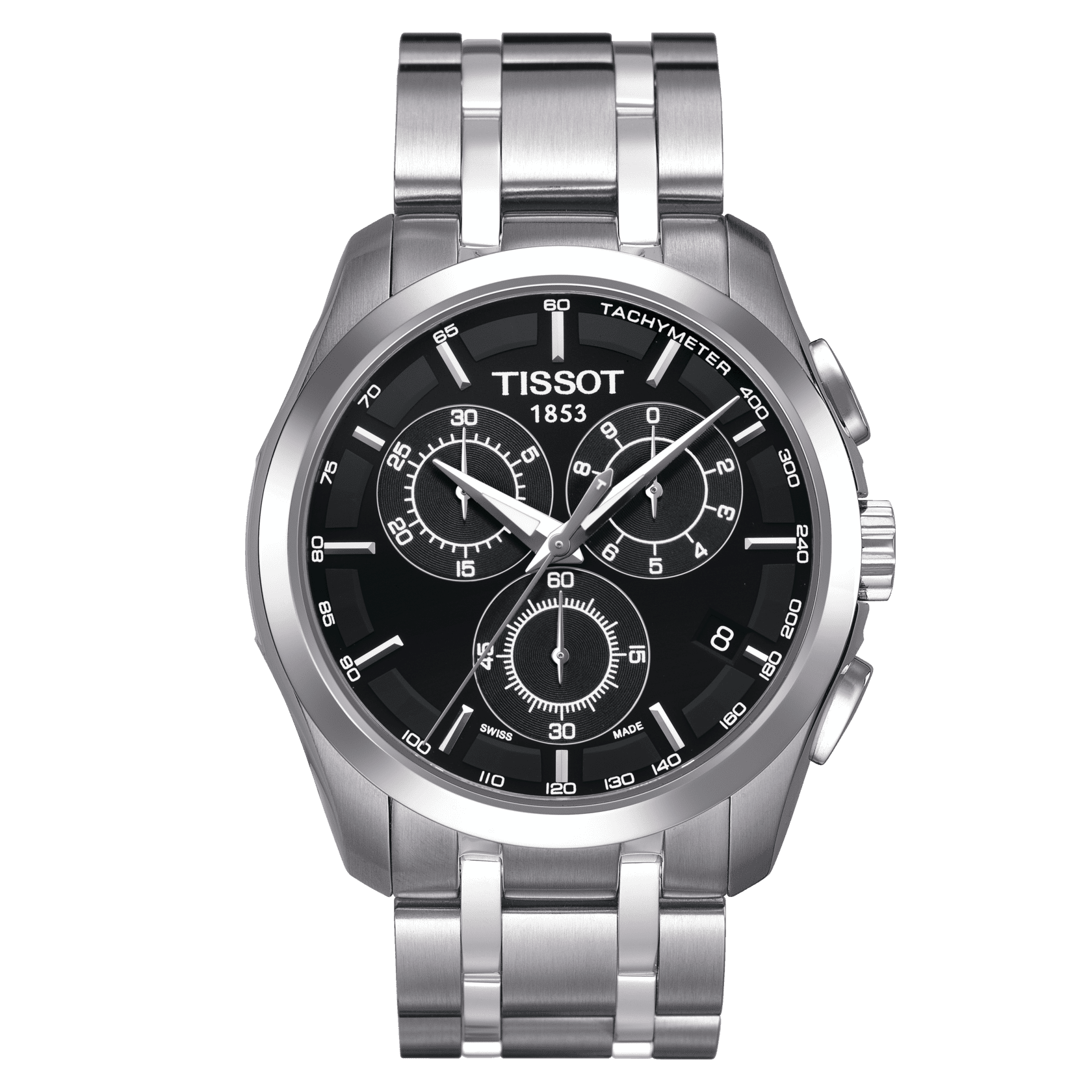 Tissot Couturier Chronograph • <strong>ETA G10.211</strong><p>T0356171105100