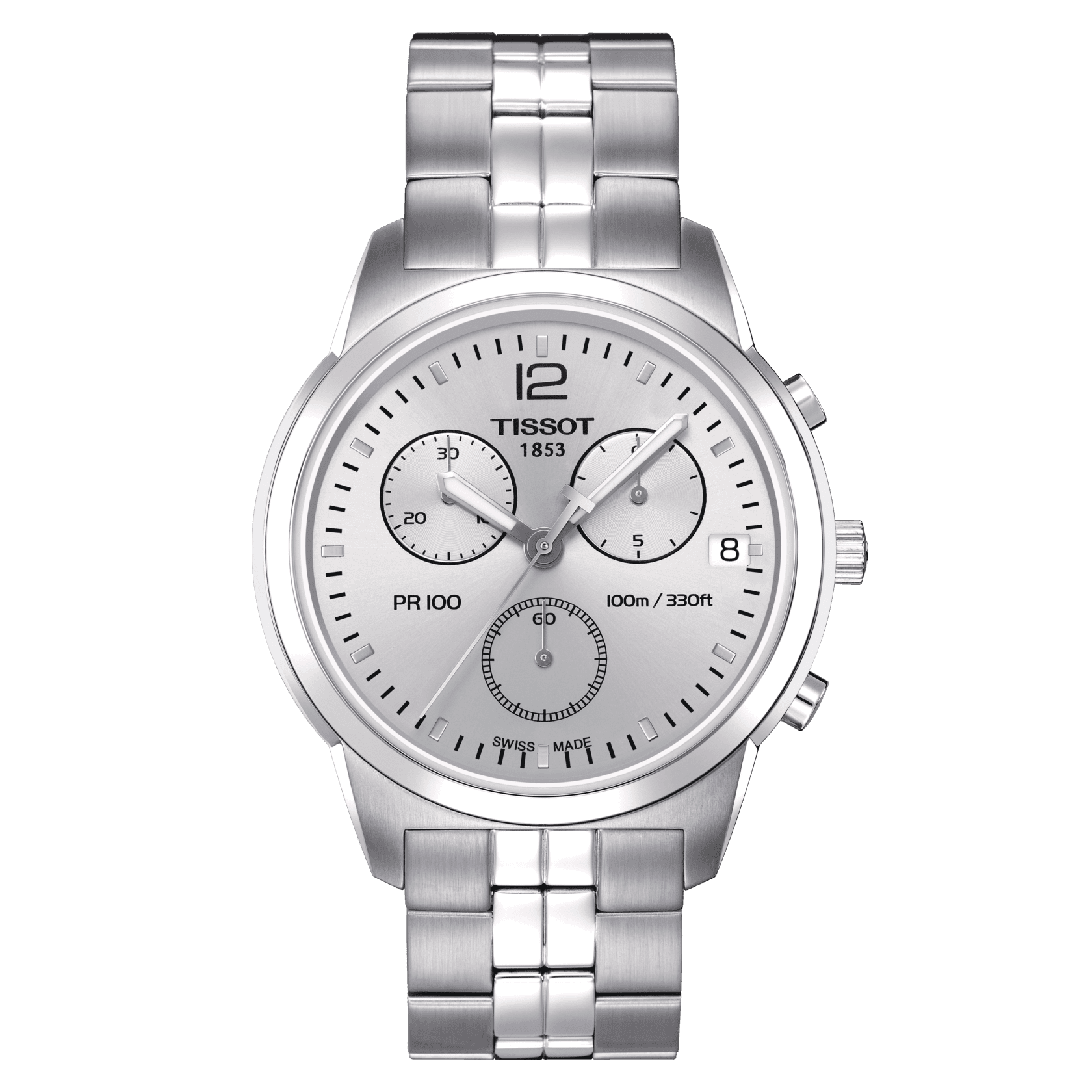 Tissot PR 100 Chronograph • <strong>ETA G10.211</strong><p>T0494171103700