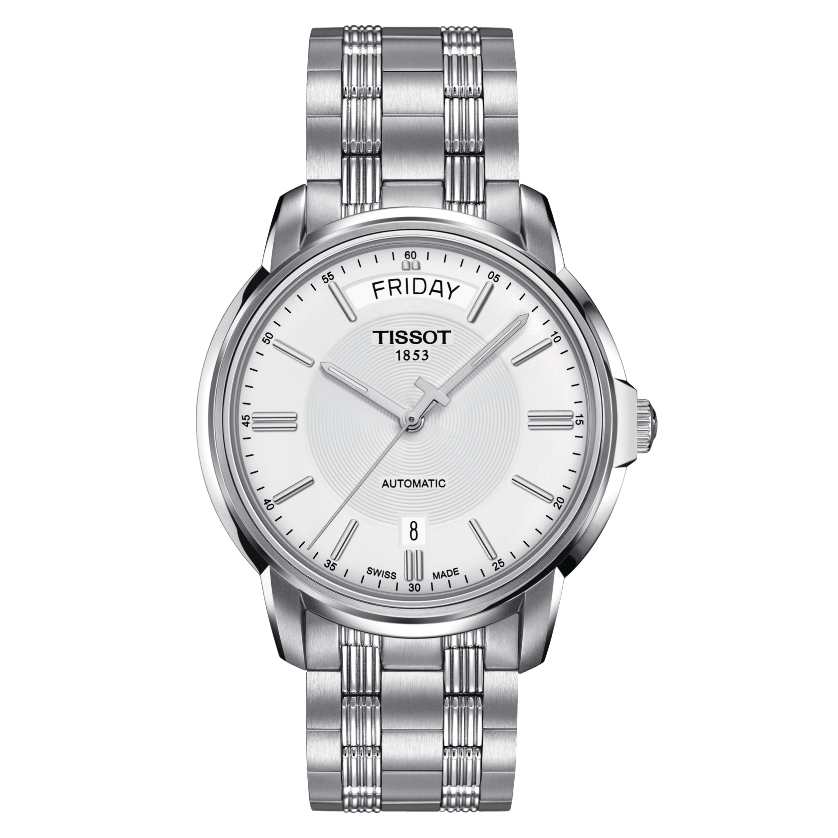 Tissot Automatics III Day Date • <strong>ETA 2834-2</strong><p>T0659301103100