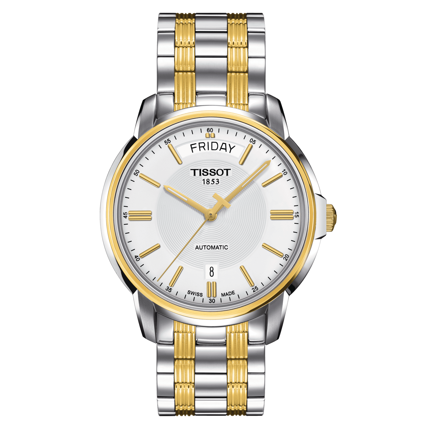 Tissot Automatics III Day Date • <strong>ETA 2834-2</strong><p>T0659302203100