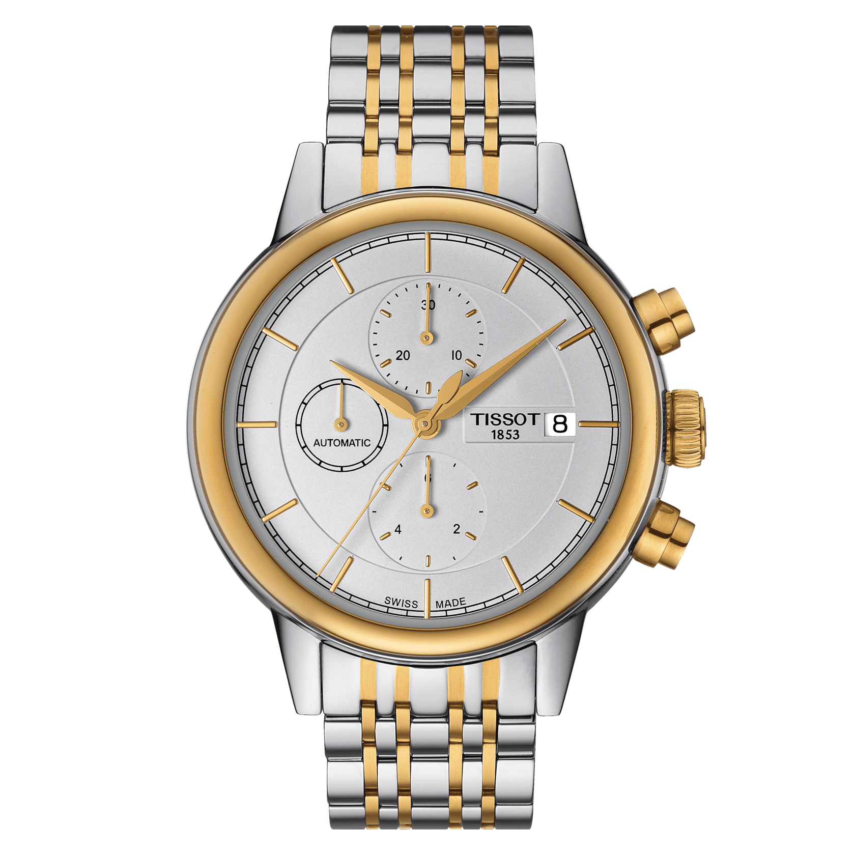 Tissot Carson Automatic Chronograph • <strong>C01.211</strong><p>T0854272201100