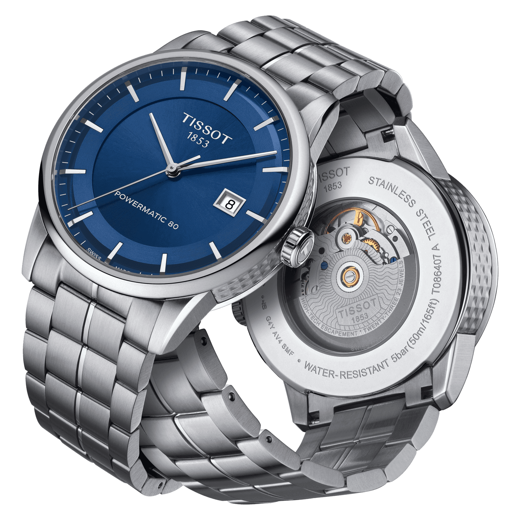 Tissot Luxury Powermatic 80 • <strong>POWERMATIC 80.111</strong><p>T0864071104100 - immagine 3