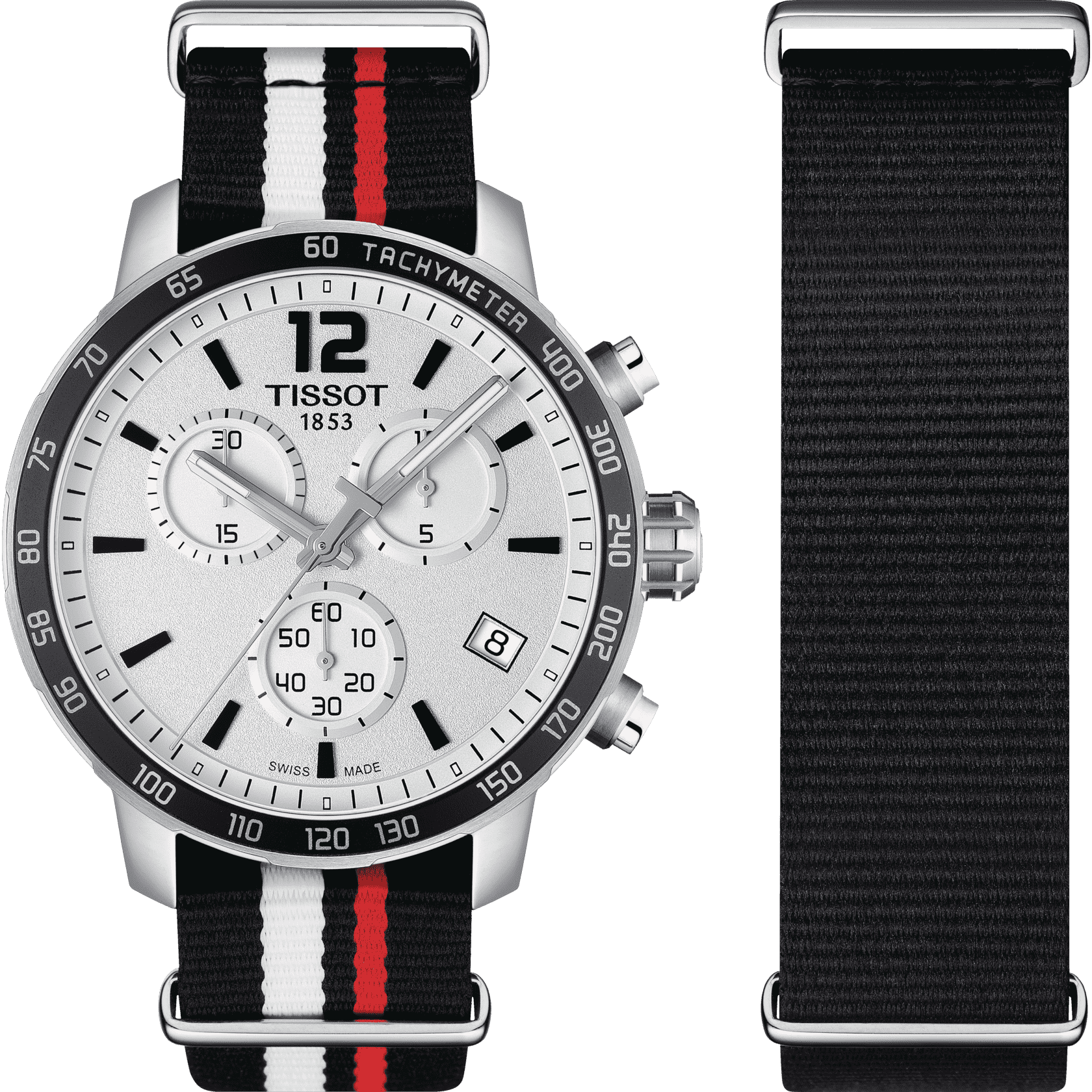 Tissot Quickster Nato Chronograph • <strong>ETA G10.211</strong><p>T0954171703701 - immagine 3