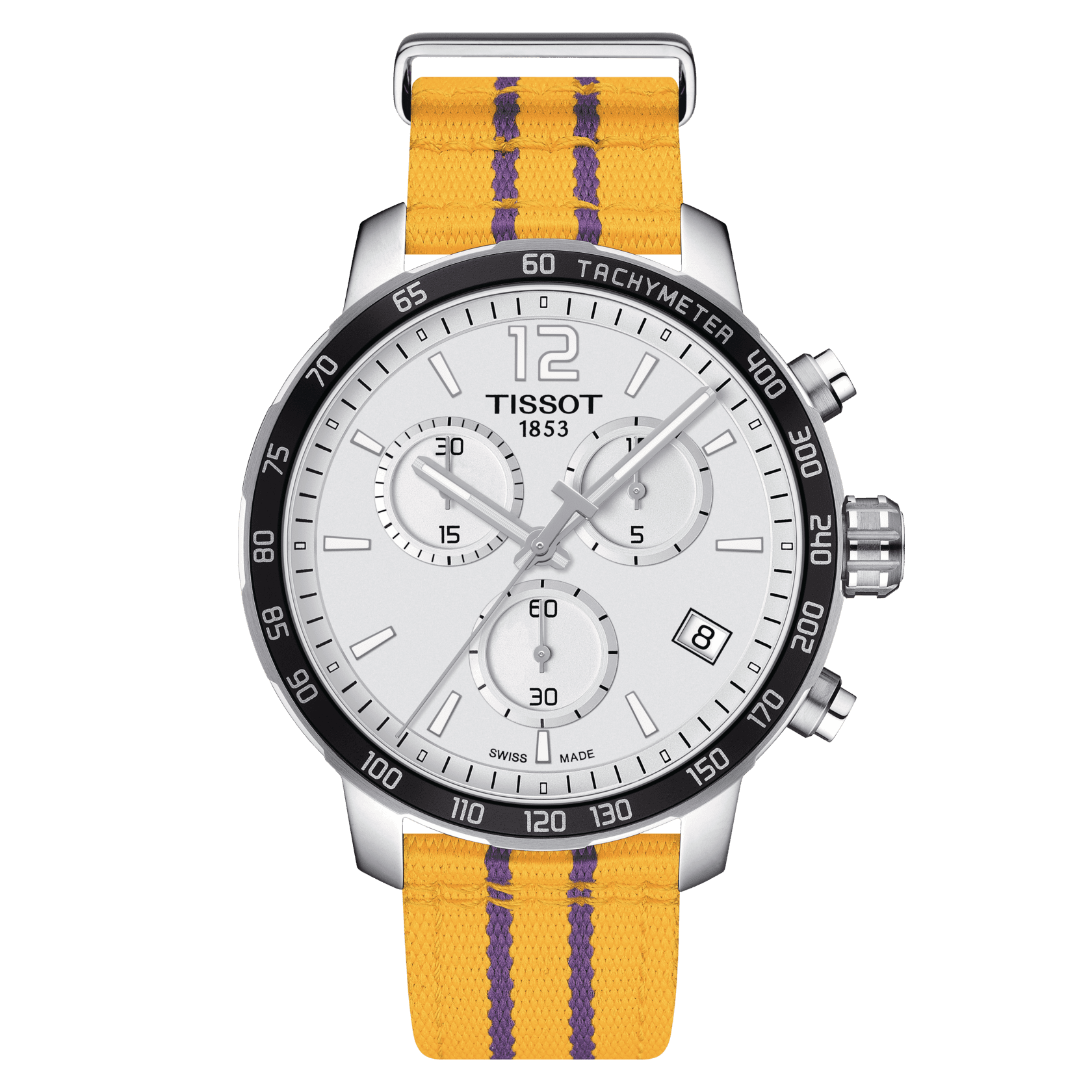 Tissot Quickster Chronograph NBA Los Angeles Lakers • <strong>ETA G10.211</strong><p>T0954171703705