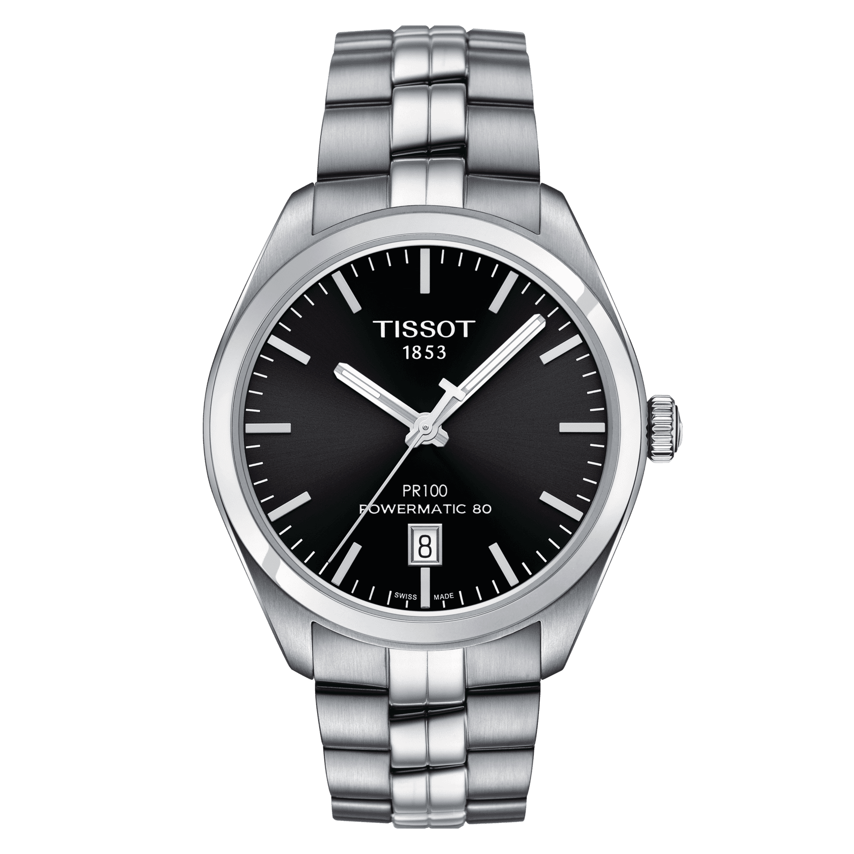 Tissot PR 100 Powermatic 80 • <strong>POWERMATIC 80.111</strong><p>T1014071105100