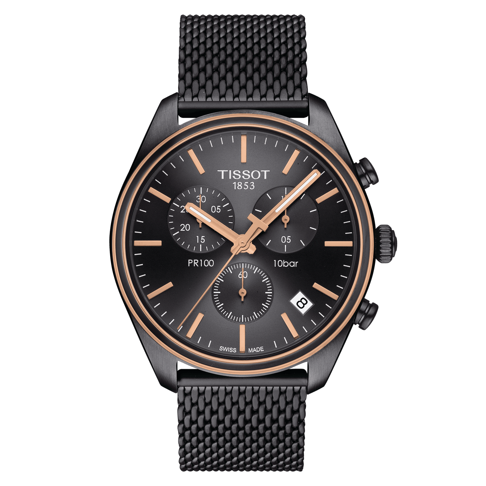 Tissot PR 100 Chronograph • <strong>ETA G10.211</strong><p>T1014172306100
