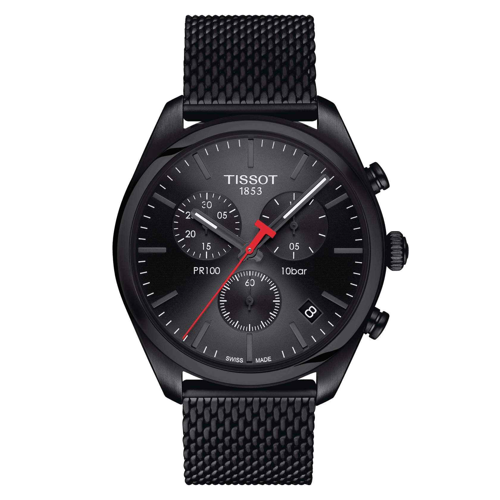Tissot PR 100 Chronograph • <strong>ETA G10.211</strong><p>T1014173305100