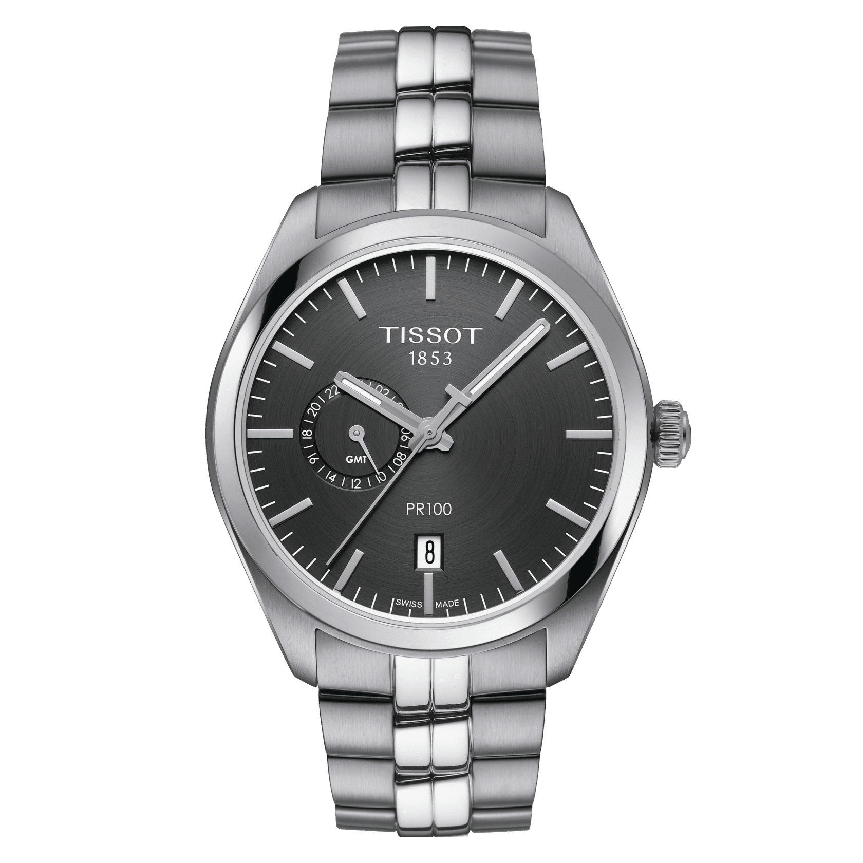 Tissot PR 100 Dual Time • <strong>ETA F06.811</strong><p>T1014521106100