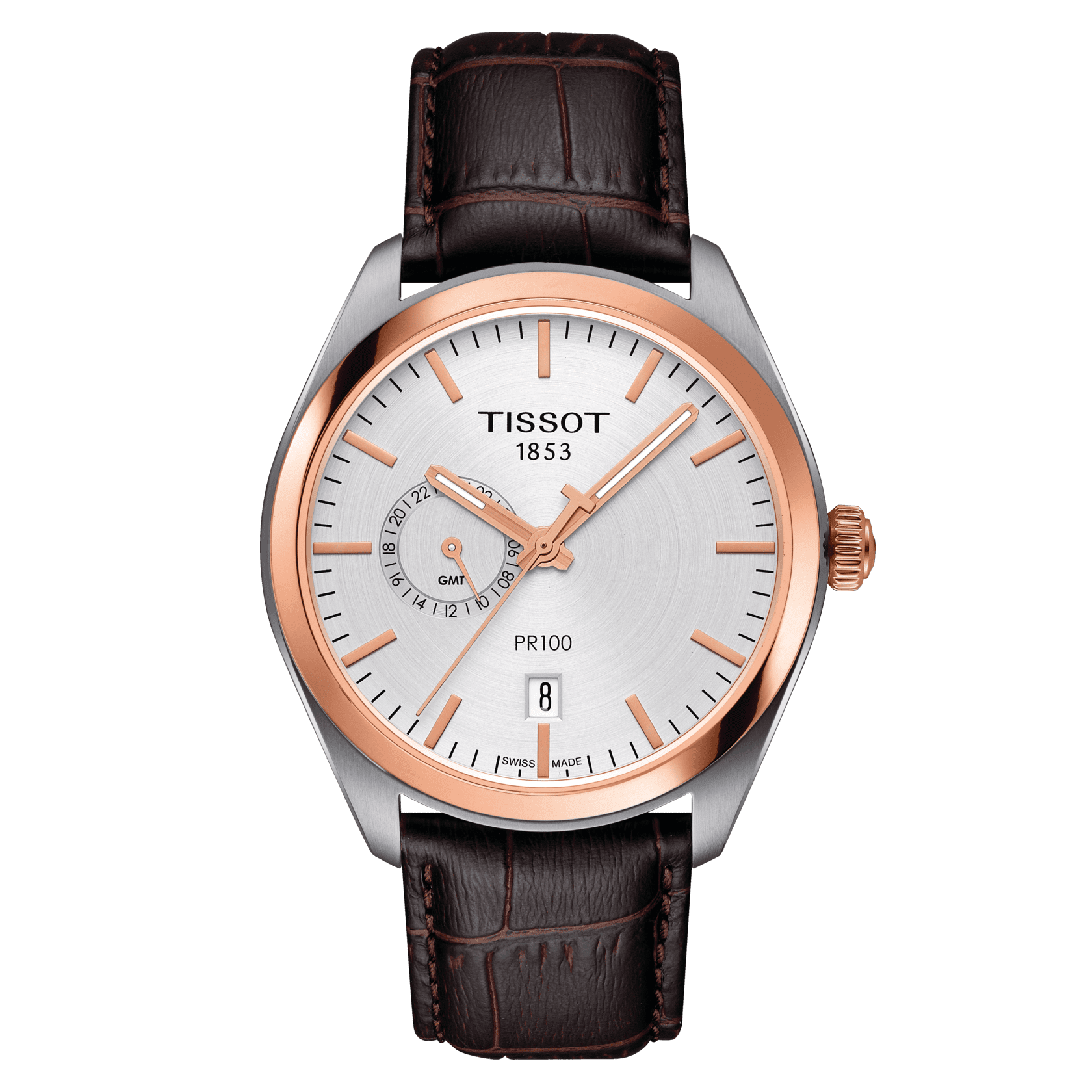 Tissot PR 100 Dual Time • <strong>ETA F06.811</strong><p>T1014522603100