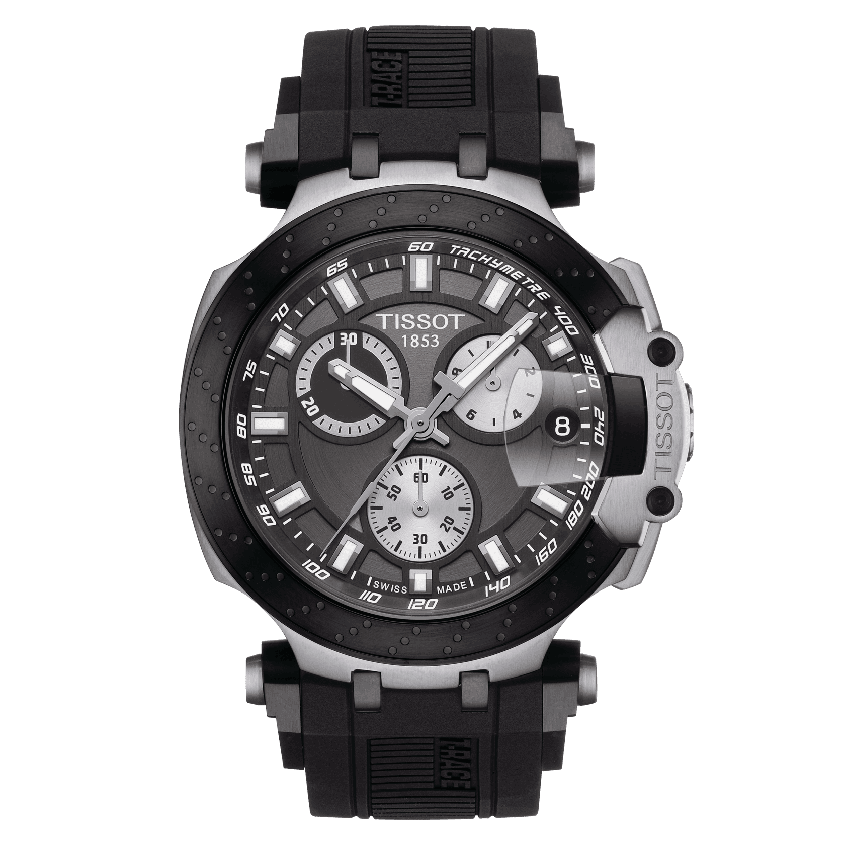 Tissot T-Race Chronograph • <strong>ETA G10.212</strong><p>T1154172706100