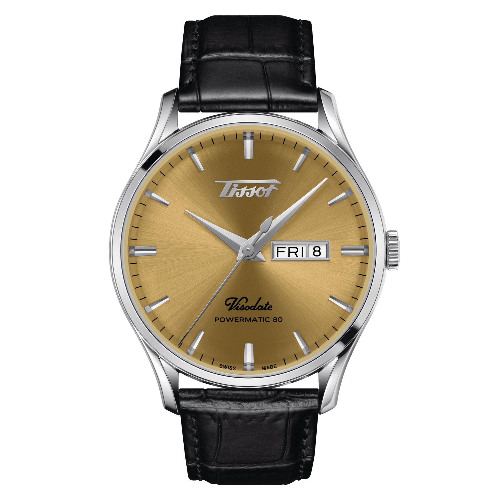TISSOT HERITAGE VISODATE POWERMATIC 80 • <strong>POWERMATIC 80.121</strong><p>T1184301602100