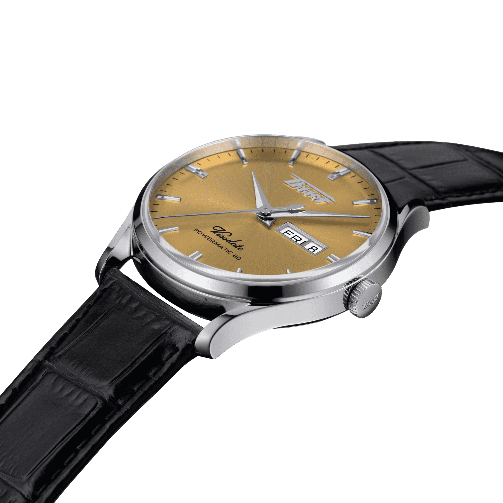 TISSOT HERITAGE VISODATE POWERMATIC 80 • <strong>POWERMATIC 80.121</strong><p>T1184301602100 - immagine 3