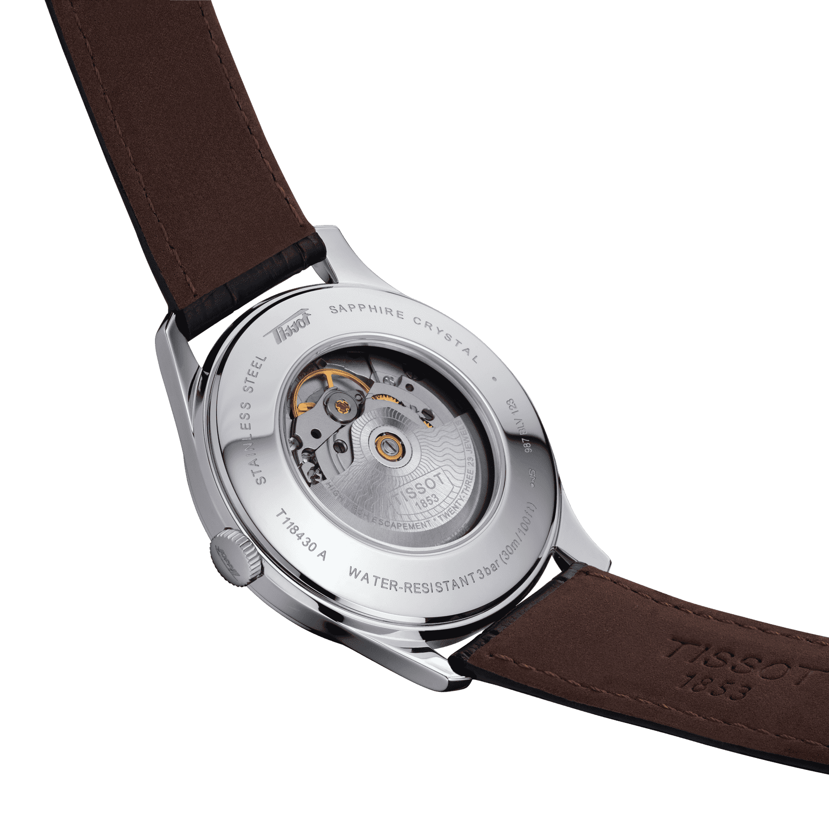TISSOT HERITAGE VISODATE POWERMATIC 80 • <strong>POWERMATIC 80.121</strong><p>T1184301602100 - immagine 4