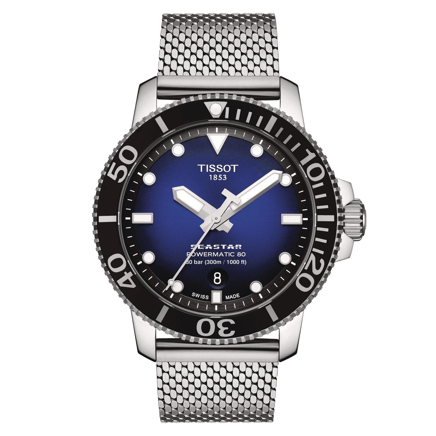 Tissot Seastar 1000 Powermatic 80 • <strong>POWERMATIC 80.111</strong><p>T1204071104102