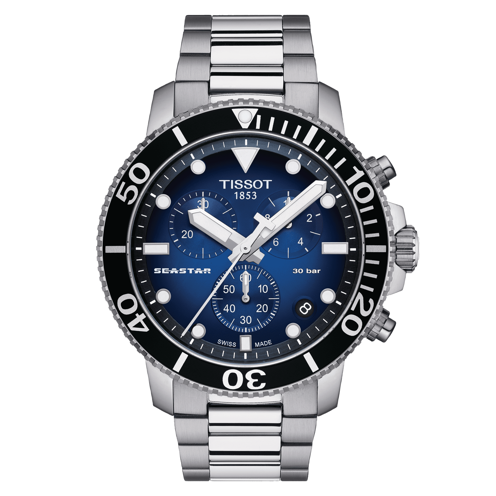 Tissot Seastar 1000 Chronograph • <strong>ETA G10.212</strong><p>T1204171104101