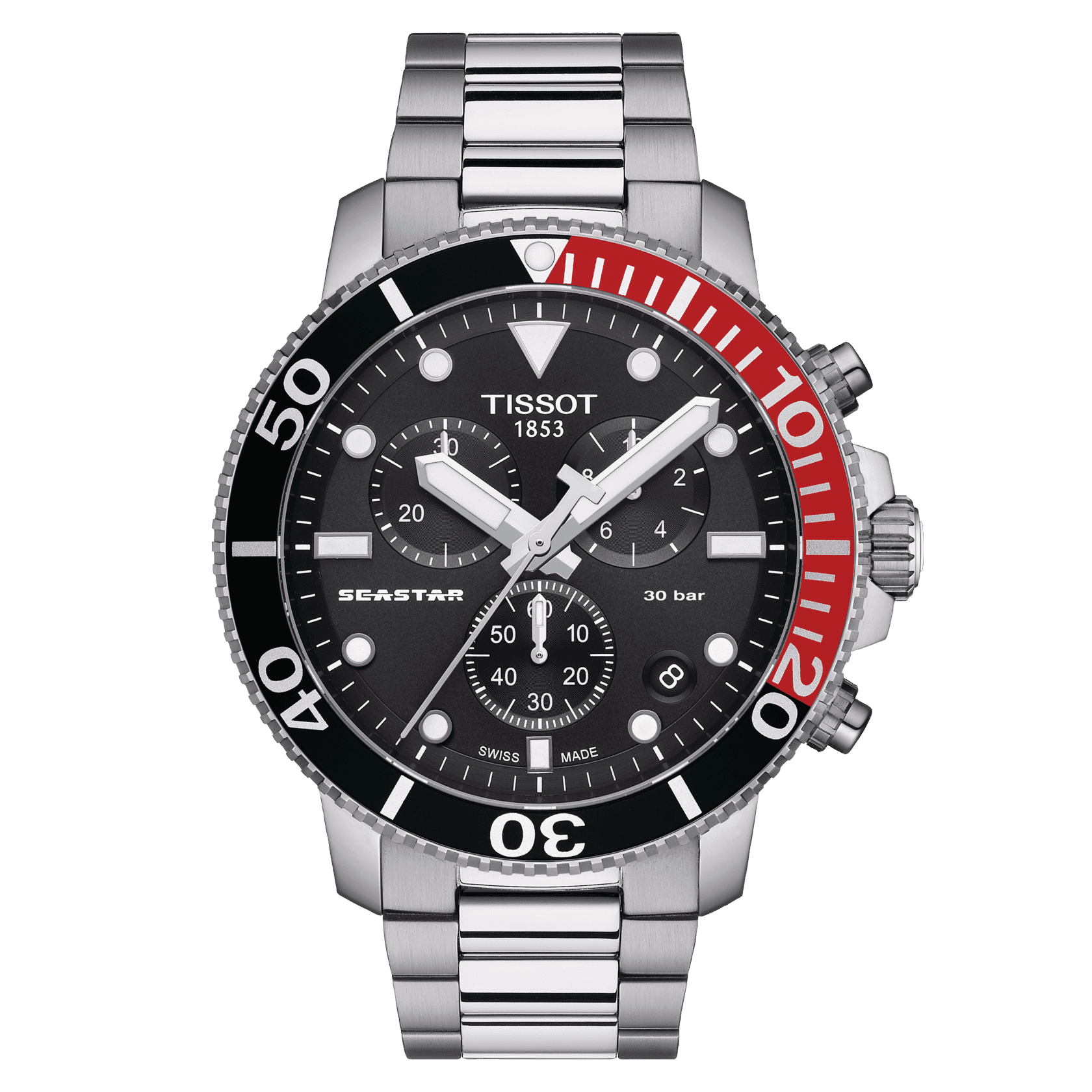 Tissot Seastar 1000 Chronograph • <strong>ETA G10.212</strong><p>T1204171105101