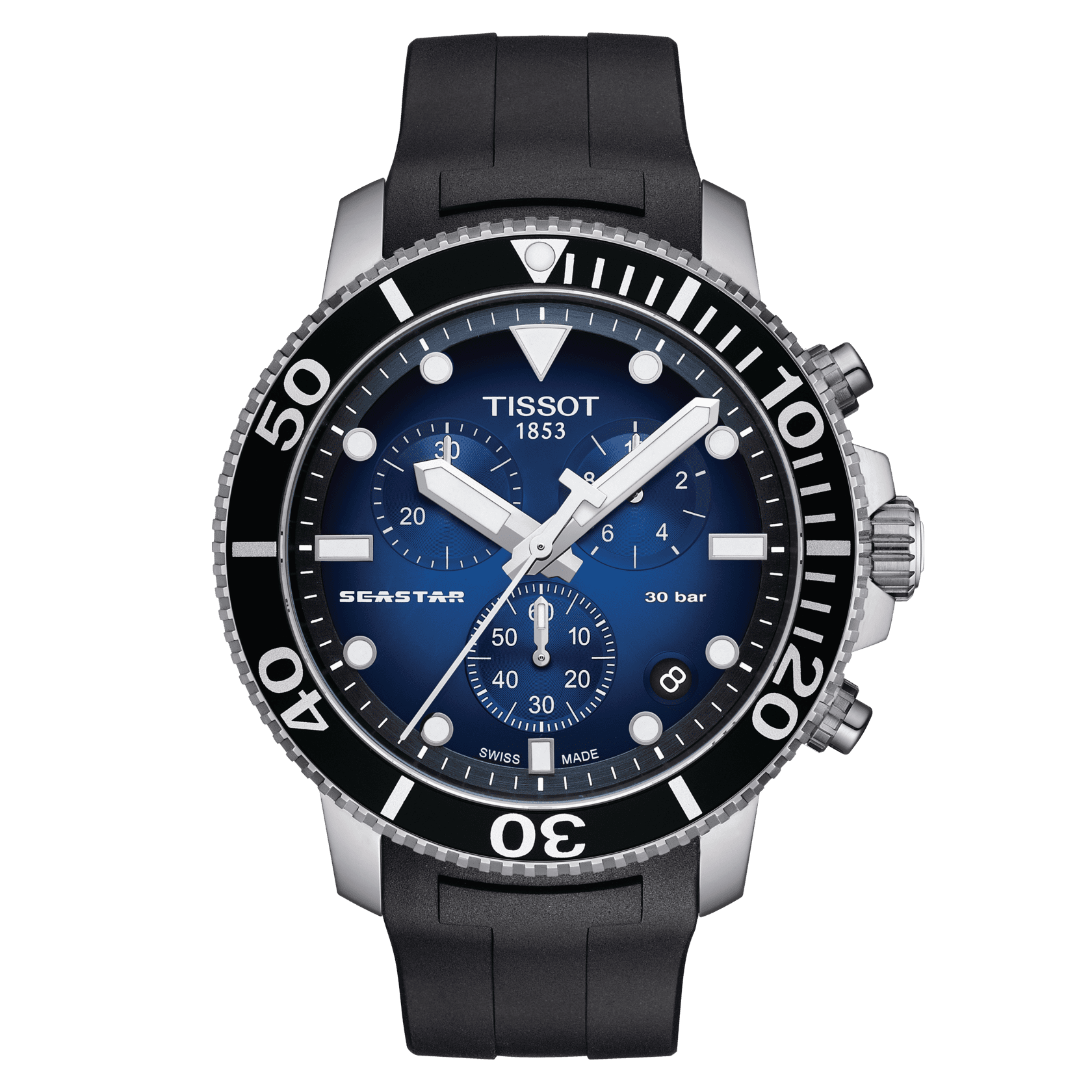 Tissot Seastar 1000 Chronograph • <strong>ETA G10.212</strong><p>T1204171704100