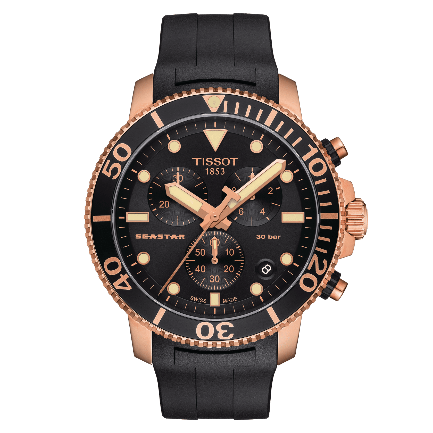 Tissot Seastar 1000 Chronograph • <strong>ETA G10.212</strong><p>T1204173705100