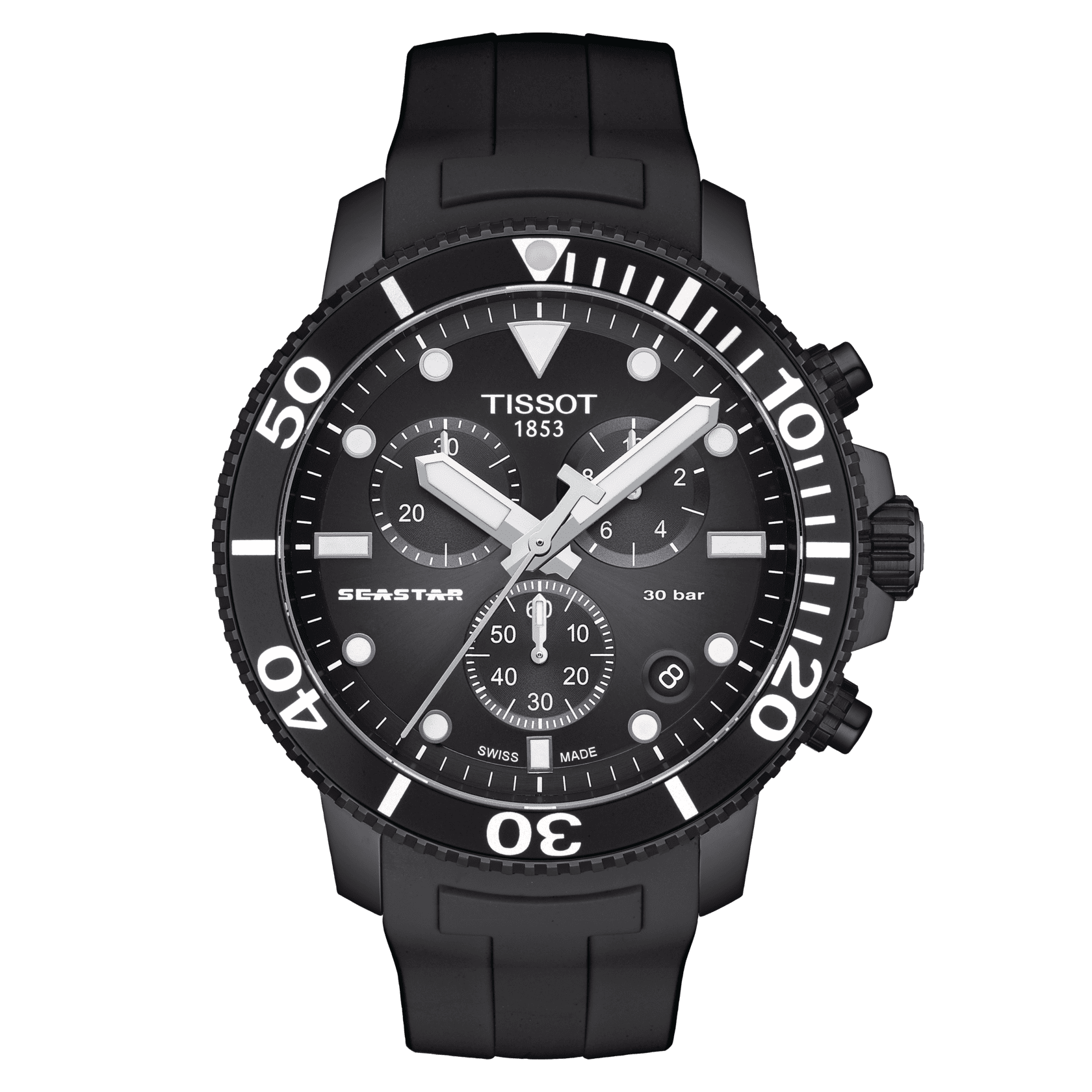 Tissot Seastar 1000 Chronograph • <strong>ETA G10.212</strong><p>T1204173705102
