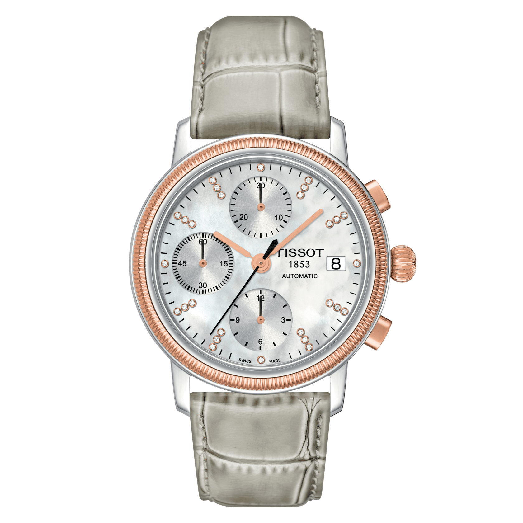 Tissot Bridgeport Automatic Valjoux Lady 18K Gold • <strong>ETA 7750</strong><p>T71147976