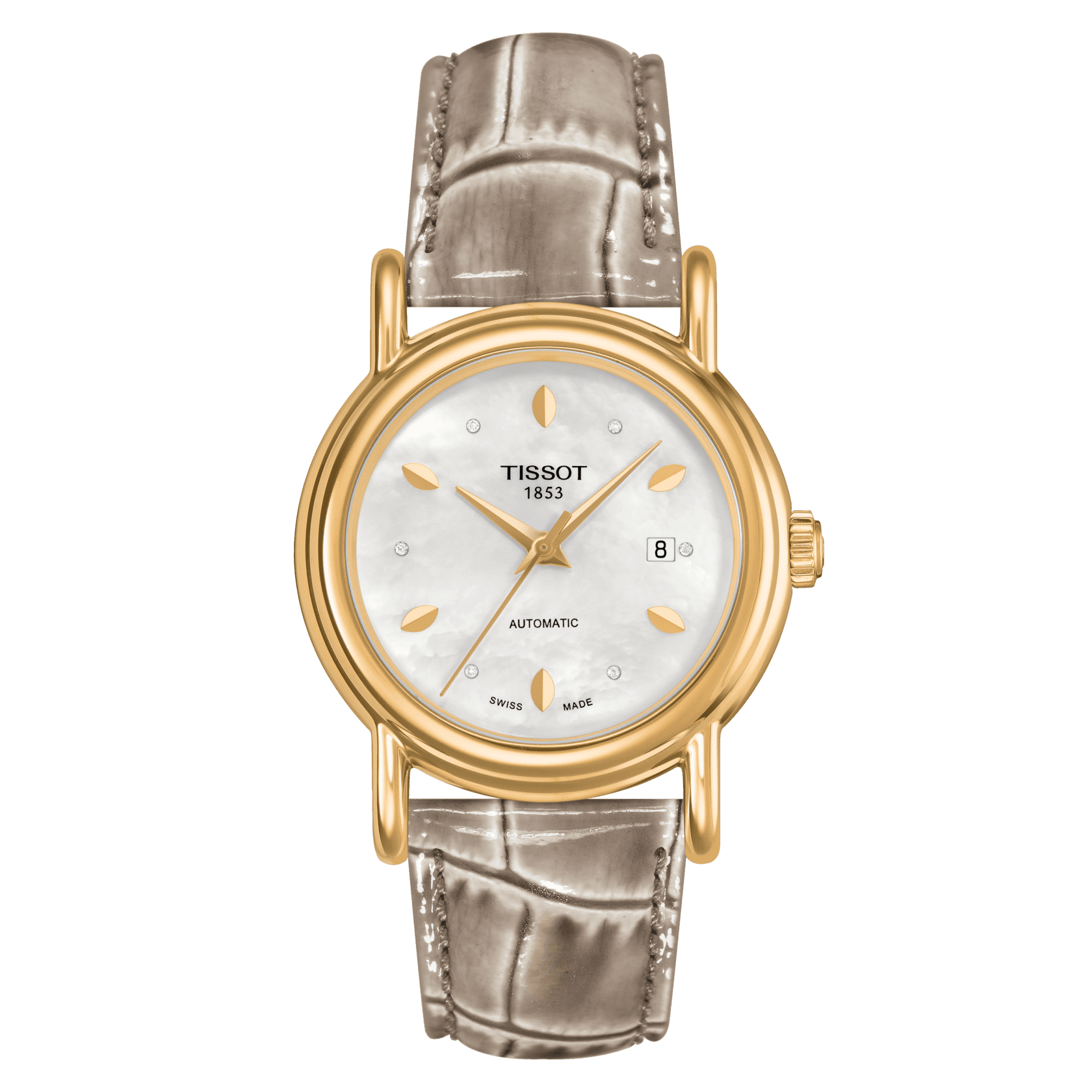 Tissot Carson Automatic Lady 18K Gold • <strong>ETA 2671</strong><p>T9070071610600