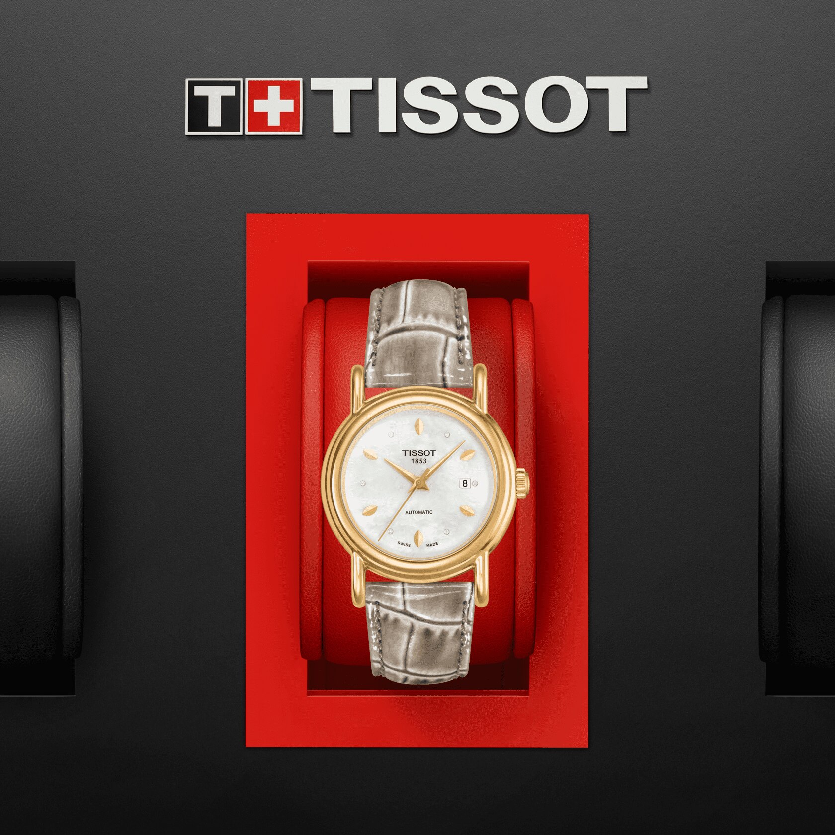 Tissot Carson Automatic Lady 18K Gold • <strong>ETA 2671</strong><p>T9070071610600 - immagine 3