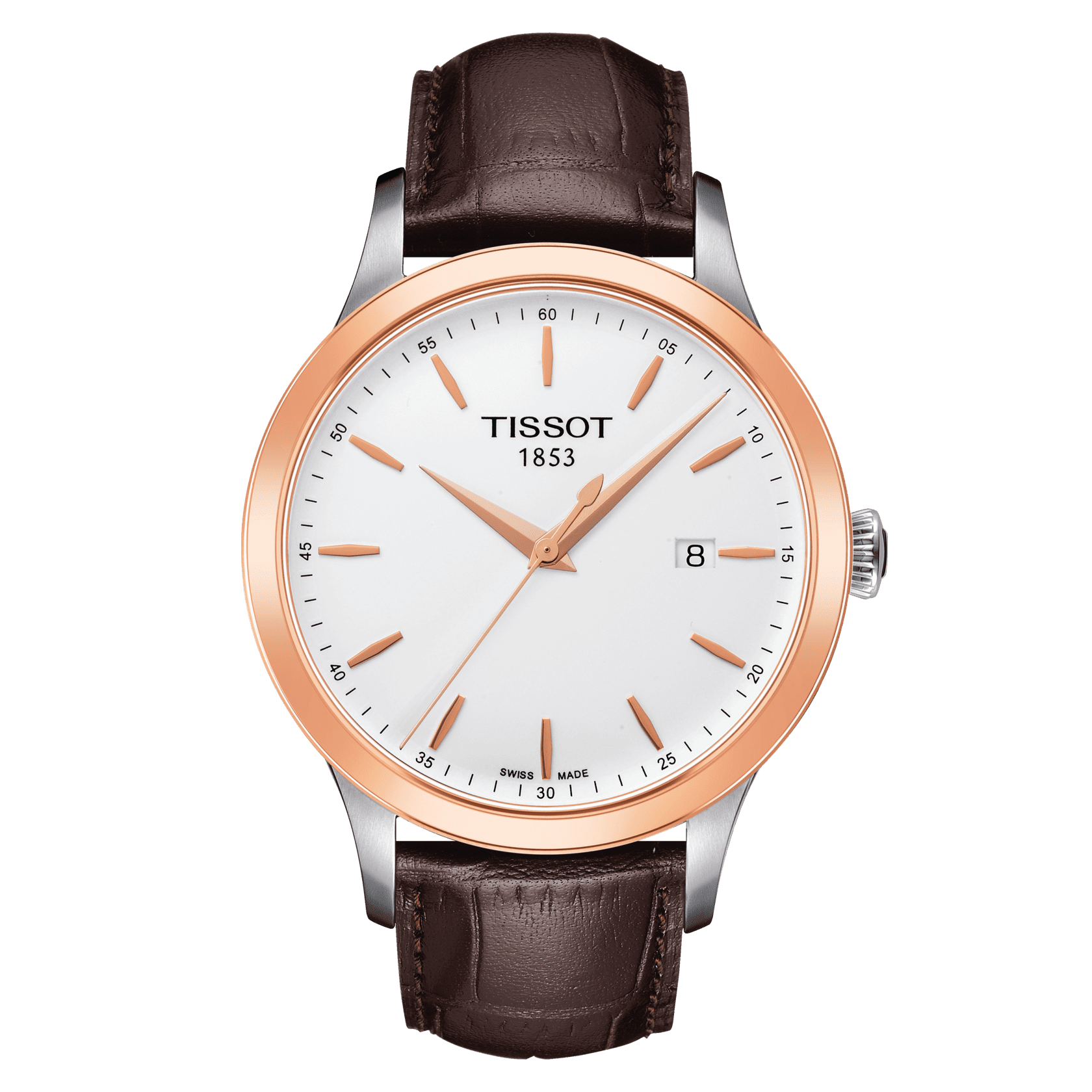 Tissot Classic Gent 18K Gold • <strong>ETA F06.111</strong><p>T9124104601100