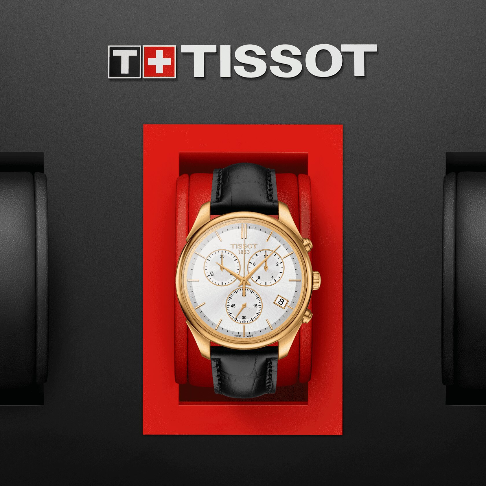 Tissot Vintage Chronograph 18K Gold • <strong>ETA G10.212</strong><p>T9204171603100 - immagine 3