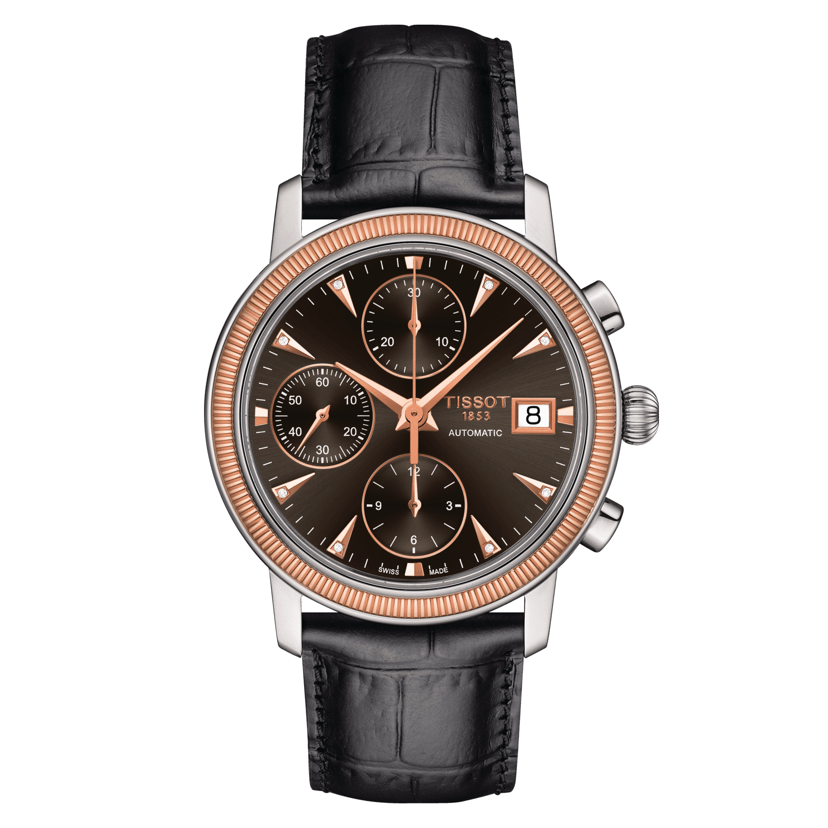 Tissot Bridgeport Automatic Chronograph 18K Gold • <strong>VALJOUX A05.H21</strong><p>T9214274606600